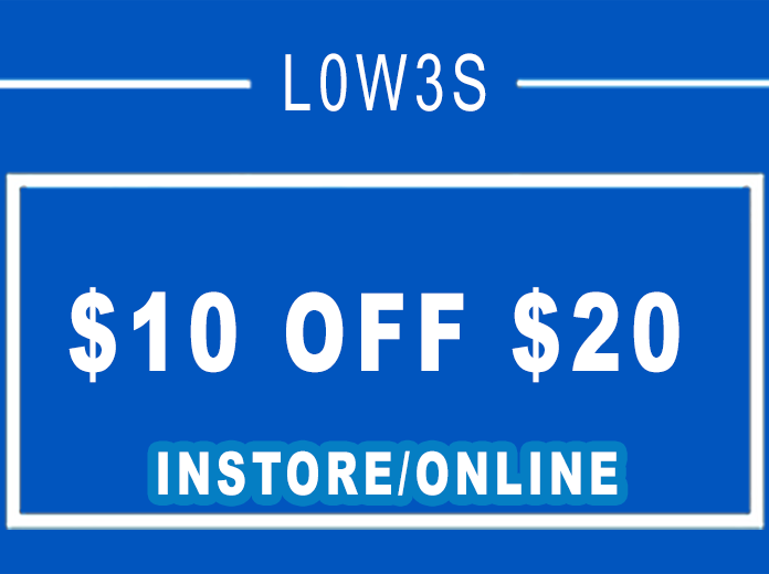 Low3s $10 OFF $20 - INSTORE or ONLINE