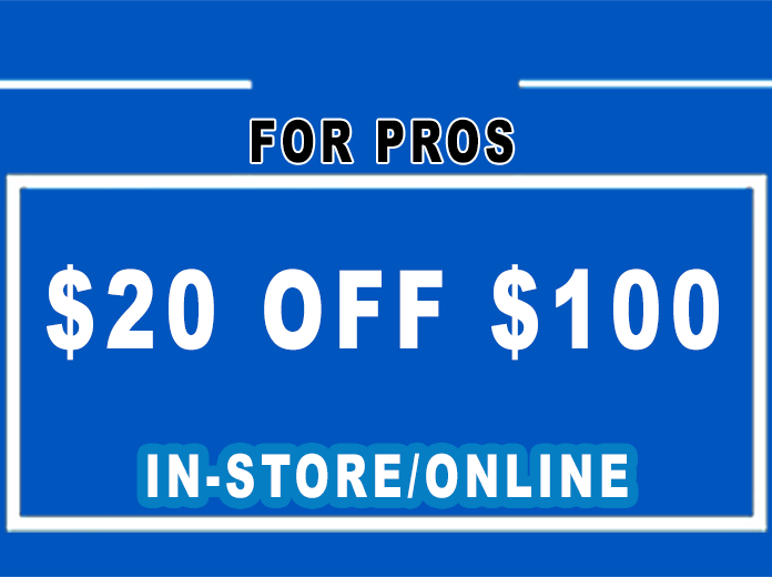 Low3s PRO $20 OFF $100 - INSTORE or ONLINE