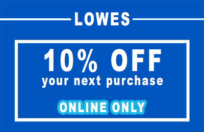 10% Lowe's ONLINE USE ONLY